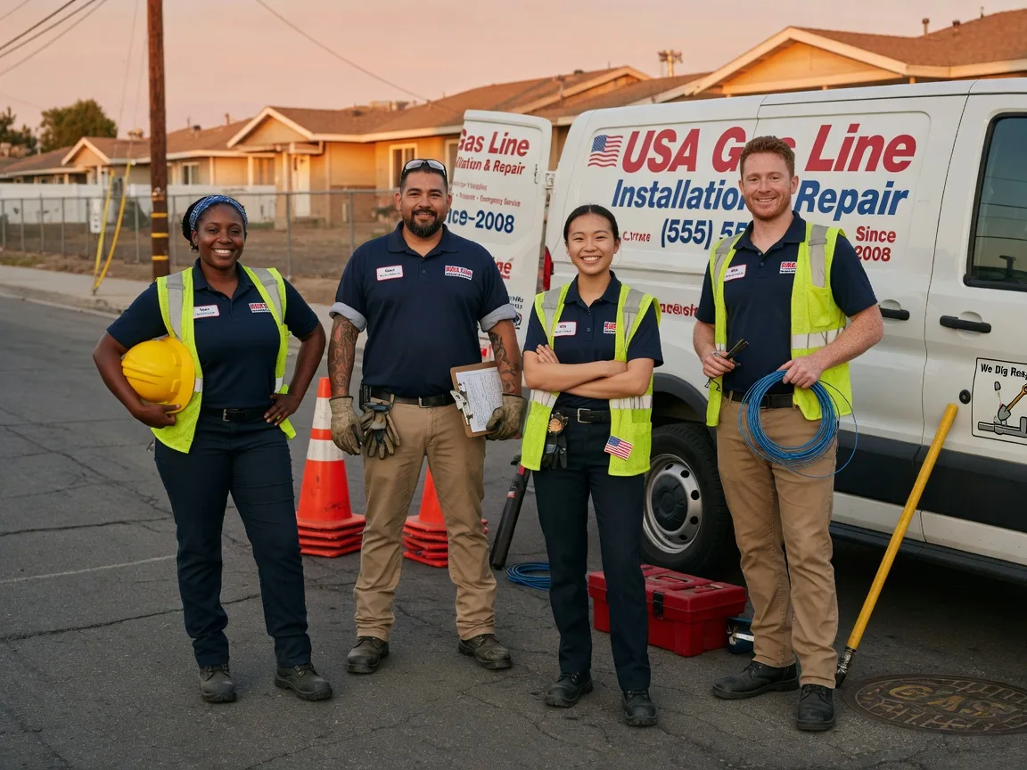 Gas Line Installation company in Tiline, KY